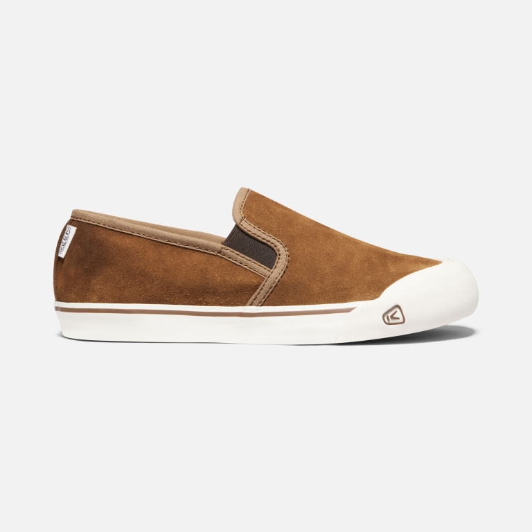 Keen Coronado III Suede Slip On Shoes - Men's Brown Footwear